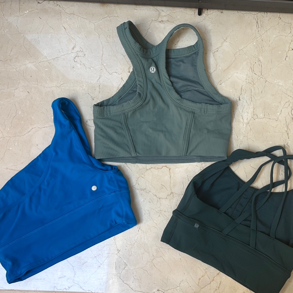lululemon athletica Women's Tops - Blue, Green, Dark Green
